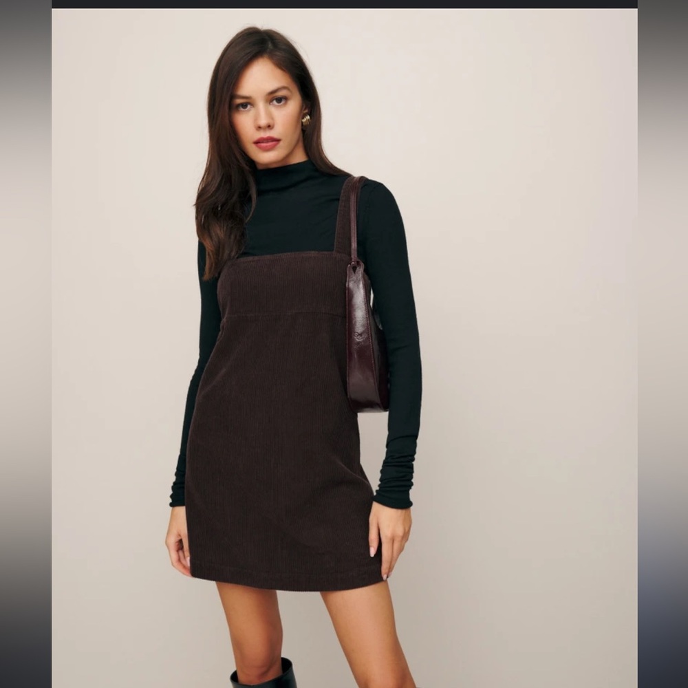 Reformation Iria Corduroy Mini Dress WITH bag- NWT